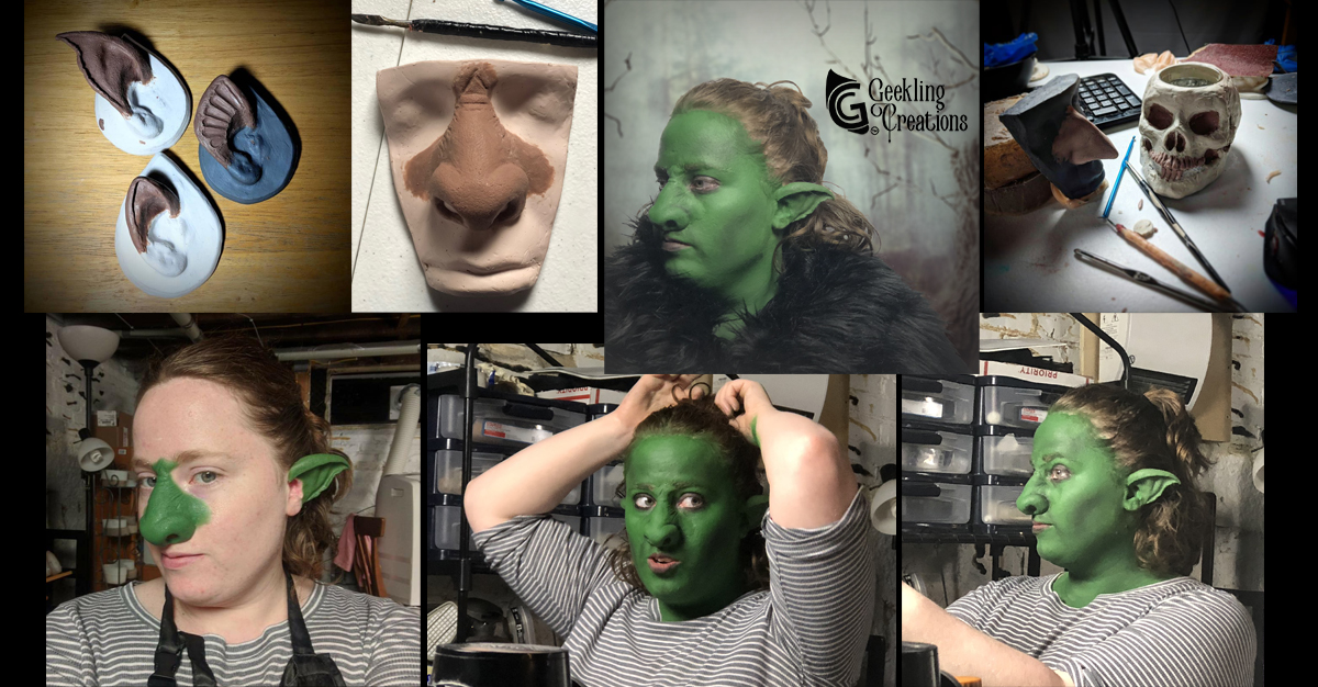 Twitch And The Orc Project, Creating Orc Prosthetics